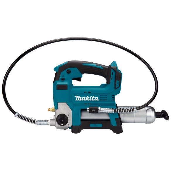 Engrasadora eléctrica Makita DGP180Z - 18V - 690 bar - Manguera de 1,2 m - Botón de bloqueo - Sin batería ni cargador ni maletín