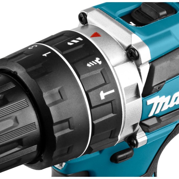 Taladro combinado Makita DHP484Z - 18V - Motor sin escobillas - 2 velocidades, luz LED - Sin batería ni cargador ni maletín