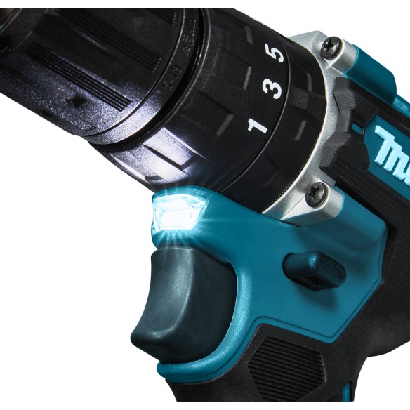 Taladro combinado Makita DHP487Z 18V - Motor sin escobillas, 2 velocidades mecánicas, 40 Nm - Sin batería ni cargador ni maletín Taladro combinado Makita DHP487Z 18V - Motor sin escobillas, 2 velocidades mecánicas, 40 Nm - Sin batería ni cargador ni maletín