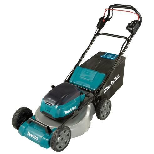 Cortacésped a batería Makita DLM465Z - 46 cm - 36V (18V x2) - Tracción y carcasa de acero - Sin batería ni cargador