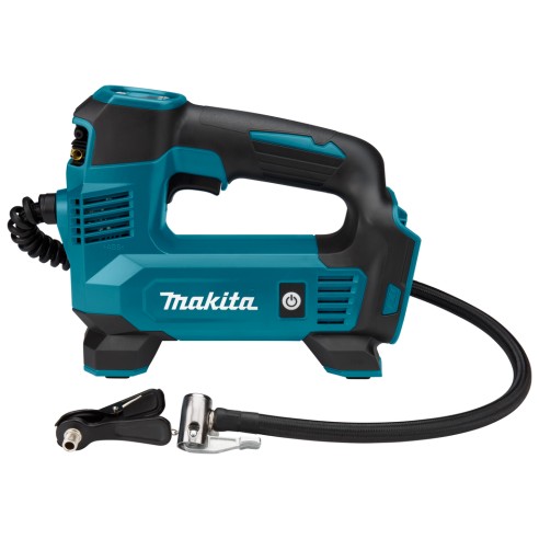 Inflador a batería Makita DMP180Z - 18V, 8,3 bar, apagado automático, manómetro digital - Sin batería ni cargador ni maletín
