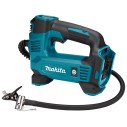 Inflador a batería Makita DMP180Z - 18V, 8,3 bar, apagado automático, manómetro digital - Sin batería ni cargador ni maletín