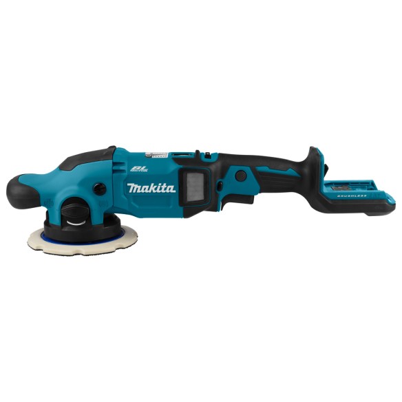 Pulidora rotorbital 18V Makita DPO600Z - 150 mm - motor sin escobillas - velocidad variable - Sin batería ni cargador ni maletín Pulidora rotorbital 18V Makita DPO600Z - 150 mm - motor sin escobillas - velocidad variable - Sin batería ni cargador ni maletín