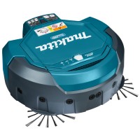 Robot aspirador Makita DRC200Z - 18V - depósito de 2,5L - limpieza de 500 m² - Solo cuerpo (Sin batería ni cargador)