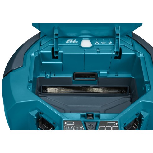 Robot aspirador Makita DRC200Z - 18V - depósito de 2,5L - limpieza de 500 m² - Solo cuerpo (Sin batería ni cargador)