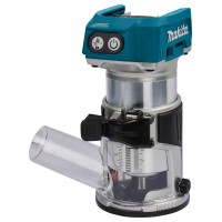 Fresadora multifunción Makita DRT50Z - 18V, ligera, motor sin escobillas, 6/8 mm - Sin batería ni cargador ni maletín 2