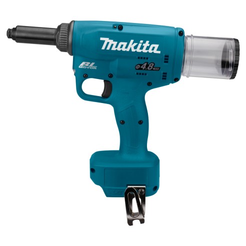 Remachadora a batería Makita DRV150Z - 18V - 10 kN - para remaches de 2.4 a 4.8 mm - Sin batería ni cargador ni maletín