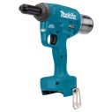 Remachadora a batería Makita DRV150Z - 18V - 10 kN - para remaches de 2.4 a 4.8 mm - Sin batería ni cargador ni maletín