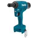 Remachadora a batería Makita DRV150Z - 18V - 10 kN - para remaches de 2.4 a 4.8 mm - Sin batería ni cargador ni maletín