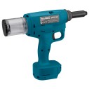 Remachadora a batería Makita DRV150Z - 18V - 10 kN - para remaches de 2.4 a 4.8 mm - Sin batería ni cargador ni maletín