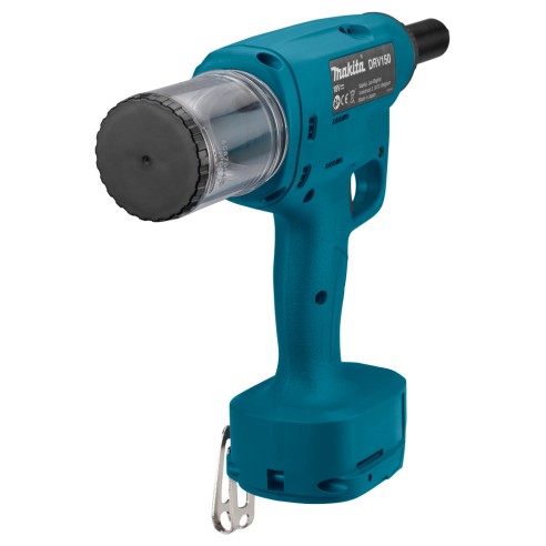 Remachadora a batería Makita DRV150Z - 18V - 10 kN - para remaches de 2.4 a 4.8 mm - Sin batería ni cargador ni maletín