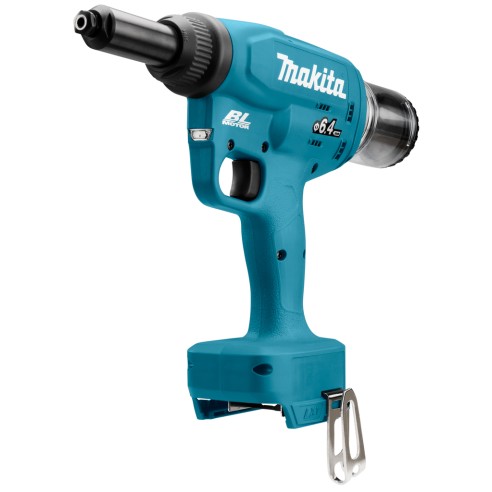 Remachadora a batería Makita DRV150Z - 18V - 10 kN - para remaches de 2.4 a 4.8 mm - Sin batería ni cargador ni maletín