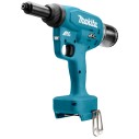 Remachadora a batería Makita DRV150Z - 18V - 10 kN - para remaches de 2.4 a 4.8 mm - Sin batería ni cargador ni maletín