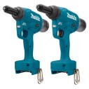 Remachadora a batería Makita DRV150Z - 18V - 10 kN - para remaches de 2.4 a 4.8 mm - Sin batería ni cargador ni maletín