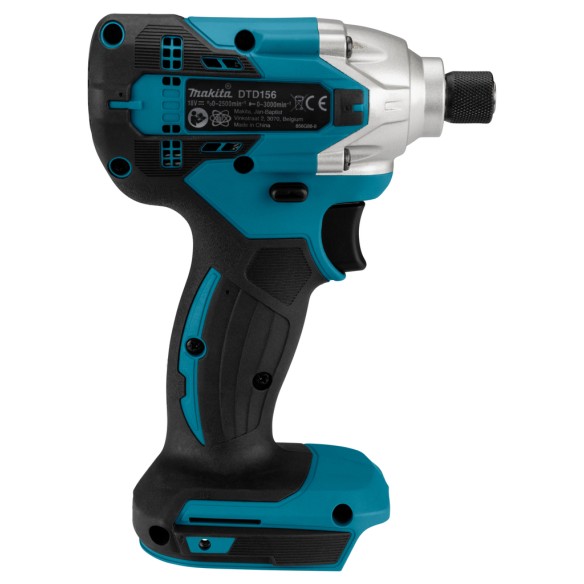 Atornillador de impacto Makita DTD156Z - 18V, 155 Nm, luz LED, motor sin escobillas - Sin batería ni cargador ni maletín Atornillador de impacto Makita DTD156Z - 18V, 155 Nm, luz LED, motor sin escobillas - Sin batería ni cargador ni maletín