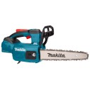 Sierra de cadena Makita DUC254CZ 18V - Motor sin escobillas - Alta velocidad - Espada 25 cm - Sin batería ni cargador ni maletín