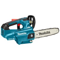 Sierra de cadena Makita DUC256Z - 25 cm - 36V (18V x2) - Motor sin escobillas, Sin batería ni cargador