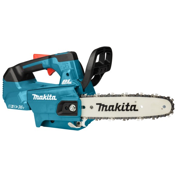 Sierra de cadena Makita DUC256Z - 25 cm - 36V (18V x2) - Motor sin escobillas, Sin batería ni cargador Sierra de cadena Makita DUC256Z - 25 cm - 36V (18V x2) - Motor sin escobillas, Sin batería ni cargador