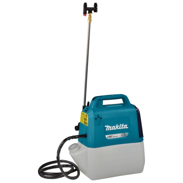 Fumigador de jardín Makita DUS054Z - 18V, 5L, 3 bar, silencioso y compacto - Solo cuerpo (Sin batería ni cargador ni maletín) Fumigador de jardín Makita DUS054Z - 18V, 5L, 3 bar, silencioso y compacto - Solo cuerpo (Sin batería ni cargador ni maletín)