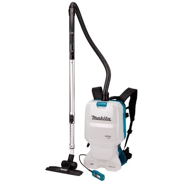 Aspirador de mochila Makita DVC660Z - 36V (18V x2) - Filtro HEPA, 6 L - Sin batería ni cargador Aspirador de mochila Makita DVC660Z - 36V (18V x2) - Filtro HEPA, 6 L - Sin batería ni cargador