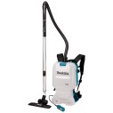 Aspirador de mochila Makita DVC660Z - 36V (18V x2) - Filtro HEPA, 6 L - Sin batería ni cargador