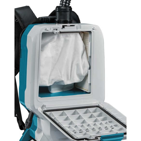 Aspirador de mochila Makita DVC660Z - 36V (18V x2) - Filtro HEPA, 6 L - Sin batería ni cargador Aspirador de mochila Makita DVC660Z - 36V (18V x2) - Filtro HEPA, 6 L - Sin batería ni cargador