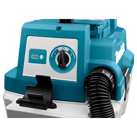 Aspirador portátil Makita DVC750LZ - 18V, depósito 7,5L, motor sin escobillas, filtro HEPA - Sin batería ni cargador