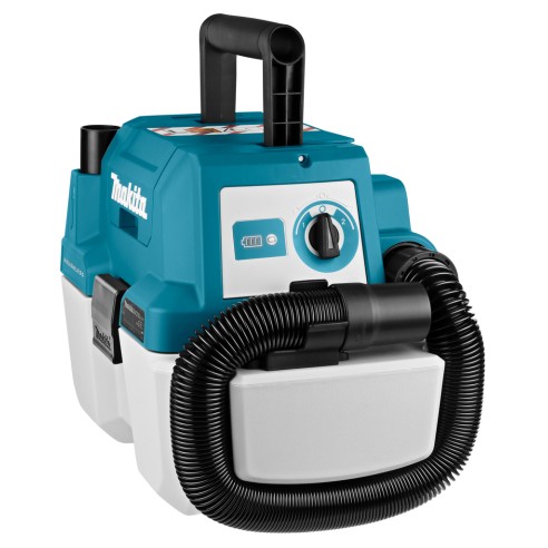 Aspirador portátil Makita DVC750LZ - 18V, depósito 7,5L, motor sin escobillas, filtro HEPA - Sin batería ni cargador