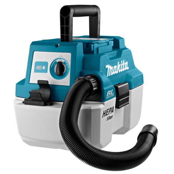 Aspirador portátil Makita DVC750LZ - 18V, depósito 7,5L, motor sin escobillas, filtro HEPA - Sin batería ni cargador