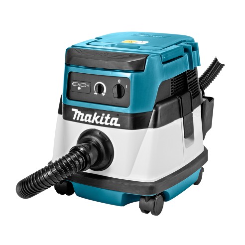Aspirador portátil Makita DVC860LZ - 18V - 8L polvo y líquido - Conexión a herramientas - Sin batería ni cargador