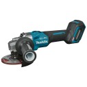 Miniamoladora Makita GA005GZ - 125 mm - 40Vmax - Motor sin escobillas, tecnología AFT - Sin batería ni cargador ni maletín