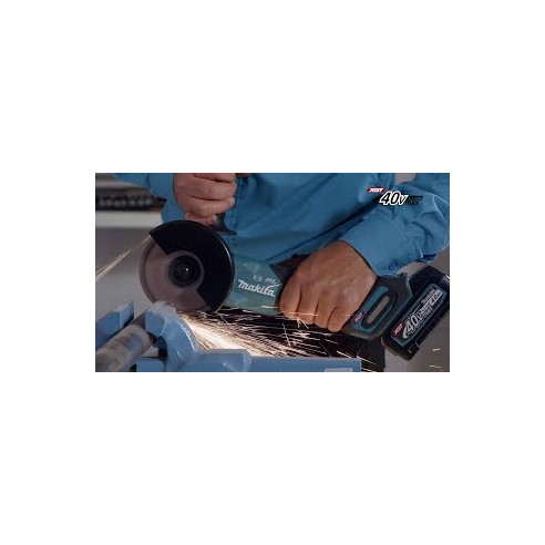 Miniamoladora Makita GA005GZ - 125 mm - 40Vmax - Motor sin escobillas, tecnología AFT - Sin batería ni cargador ni maletín