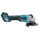 Miniamoladora Makita GA023GZ - 125 mm - 40V - Motor sin escobillas, velocidad variable - Sin batería ni cargador ni maletín