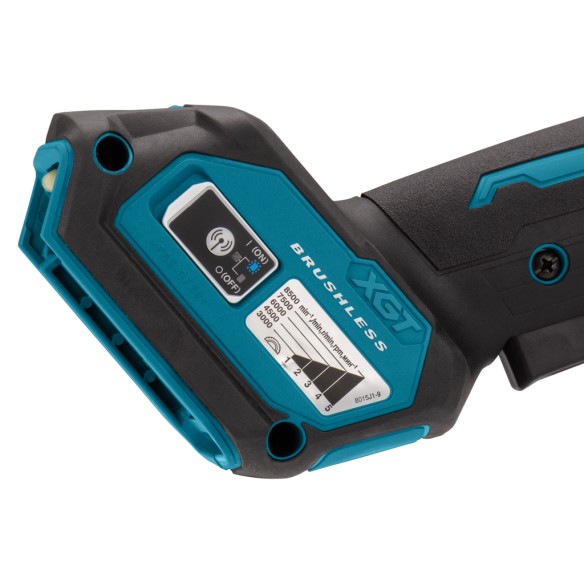 Miniamoladora Makita GA023GZ - 125 mm - 40V - Motor sin escobillas, velocidad variable - Sin batería ni cargador ni maletín Miniamoladora Makita GA023GZ - 125 mm - 40V - Motor sin escobillas, velocidad variable - Sin batería ni cargador ni maletín