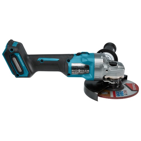 Miniamoladora Makita GA035GZ - 150 mm - 40Vmax - Sin escobillas - Freno eléctrico y AFT - Sin batería ni cargador ni maletín
