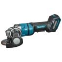 Miniamoladora Makita GA050GZ - 125 mm - 40Vmax - Freno eléctrico y motor sin escobillas - Sin batería ni cargador ni maletín