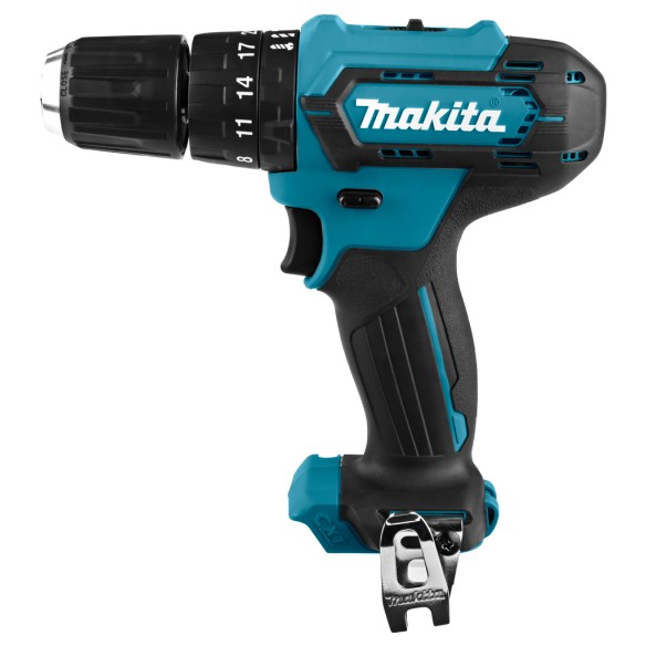 Taladro combinado Makita HP333DZ - 12V, 30 Nm, motor sin escobillas, luz LED integrada - Sin batería ni cargador ni maletín Taladro combinado Makita HP333DZ - 12V, 30 Nm, motor sin escobillas, luz LED integrada - Sin batería ni cargador ni maletín