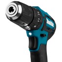 Taladro combinado Makita HP333DZ - 12V, 30 Nm, motor sin escobillas, luz LED integrada - Sin batería ni cargador ni maletín