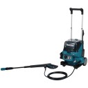 Hidrolimpiadora a batería Makita HW001GZ - 40Vmáx, 115 bar, Asa telescópica, 420 l/h - Sin batería ni cargador