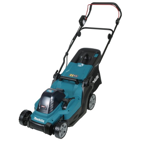 Cortacésped a batería Makita LM003GZ - 40V, 38 cm, motor sin escobillas, almacenamiento vertical - Sin batería ni cargador