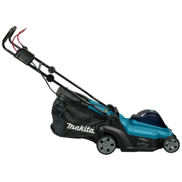 Cortacésped a batería Makita LM003GZ - 40V, 38 cm, motor sin escobillas, almacenamiento vertical - Sin batería ni cargador Cortacésped a batería Makita LM003GZ - 40V, 38 cm, motor sin escobillas, almacenamiento vertical - Sin batería ni cargador