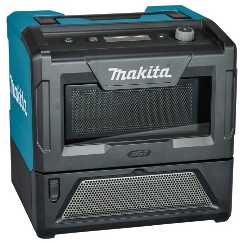 Microondas a batería Makita MW001GZ - 40Vmax - 350/500 W - diseño compacto y ligero - Sin batería ni cargador