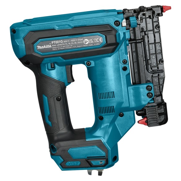 Clavadora a batería Makita PT001GZ - 40Vmax - Acabado de alta calidad - Diseño ligero - Sin batería ni cargador ni maletín Clavadora a batería Makita PT001GZ - 40Vmax - Acabado de alta calidad - Diseño ligero - Sin batería ni cargador ni maletín