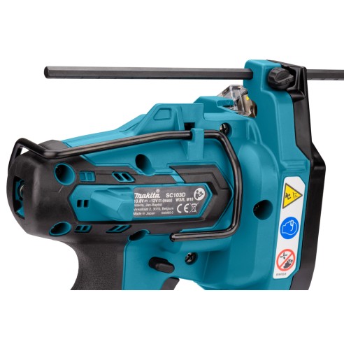 Cortador de varilla roscada Makita SC103DZ - 12V, motor sin escobillas, corte limpio - Sin batería ni cargador ni maletín