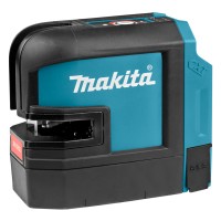 Nivel láser rojo en cruz Makita SK105DZ - Batería 12Vmax - Rango 25m - IP54 - Sin batería ni cargador 2