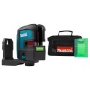 Nivel láser verde cruzado Makita SK105GDZ - 12Vmax - Rango 35 m - IP54 - Autonivelante - Sin batería ni cargador ni maletín