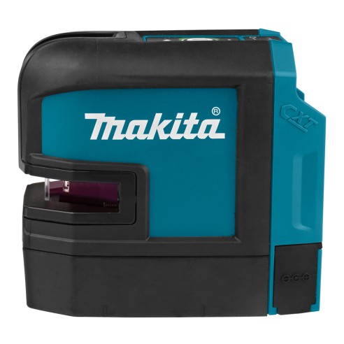 Nivel láser verde cruzado Makita SK105GDZ - 12Vmax - Rango 35 m - IP54 - Autonivelante - Sin batería ni cargador ni maletín