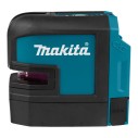 Nivel láser verde cruzado Makita SK105GDZ - 12Vmax - Rango 35 m - IP54 - Autonivelante - Sin batería ni cargador ni maletín