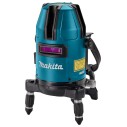 Nivel láser multilínea Makita SK40GDZ - Batería 12Vmax, láser verde, Rango 10m, IP54 - Sin batería ni cargador