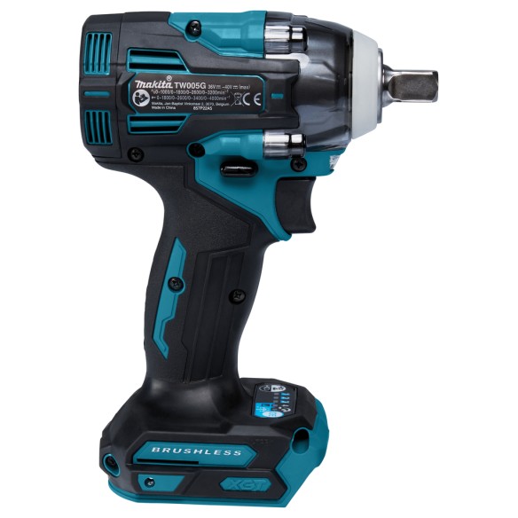 Llave de impacto Makita TW005GZ - 40Vmax - 350 Nm - Extracompacta, 4 ajustes potencia, XGT® - Sin batería ni cargador ni maletín Llave de impacto Makita TW005GZ - 40Vmax - 350 Nm - Extracompacta, 4 ajustes potencia, XGT® - Sin batería ni cargador ni maletín